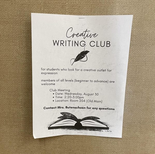 Club Spotlight: Creative Writing Club seeks new members