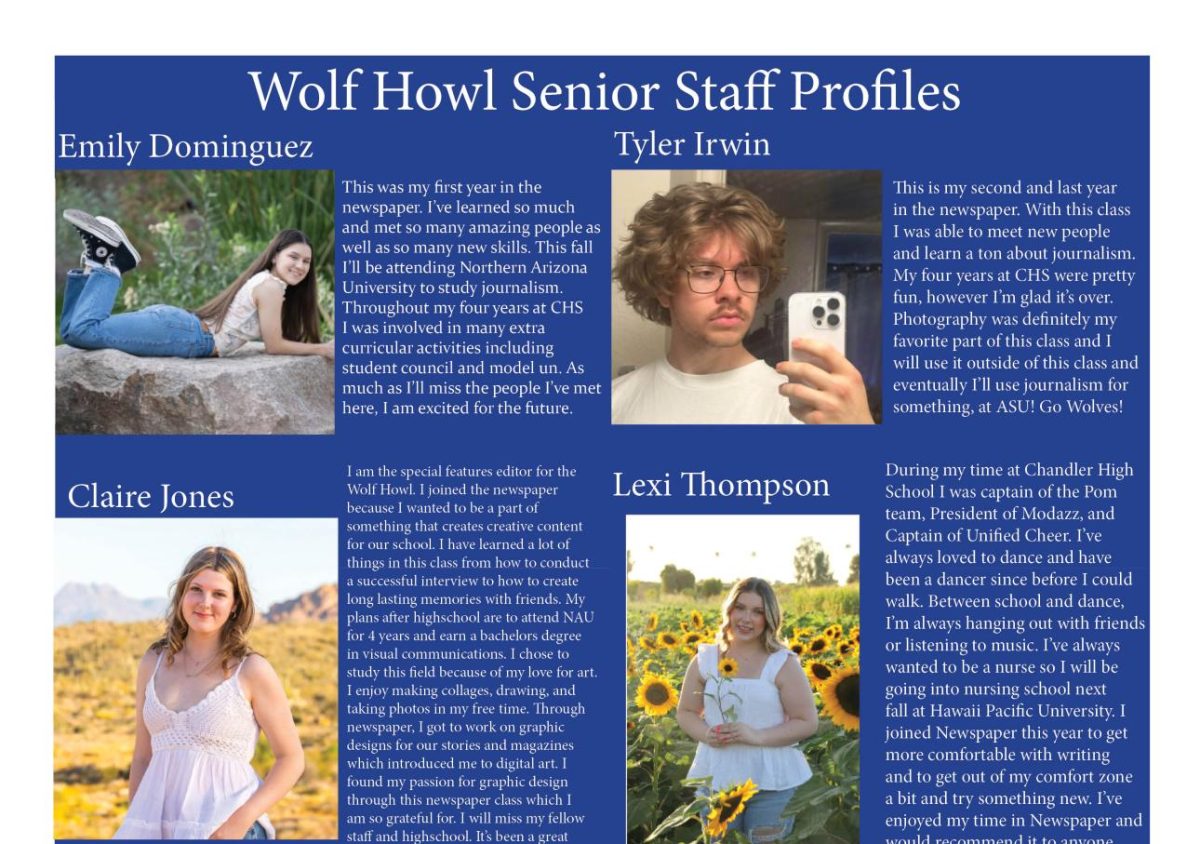 2024 Senior Issue: Wolf Howl Senior Staff Profiles
