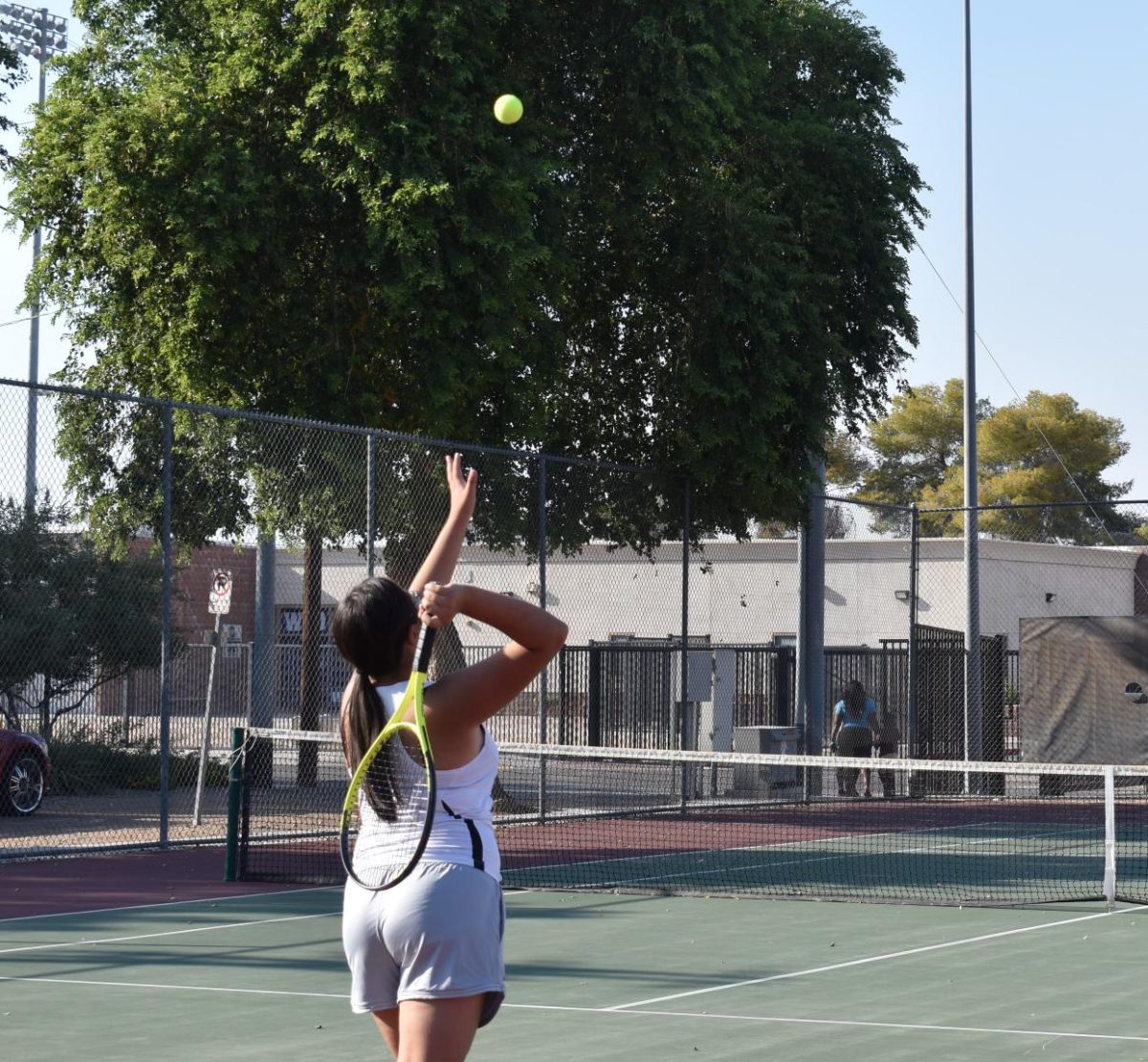 Girls' freshman tennis team starts the year with a smash