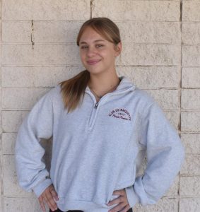 Abby Ogles poses for a portrait outside of the Chandler Center for the Arts on Thursday, July 24, 2025.