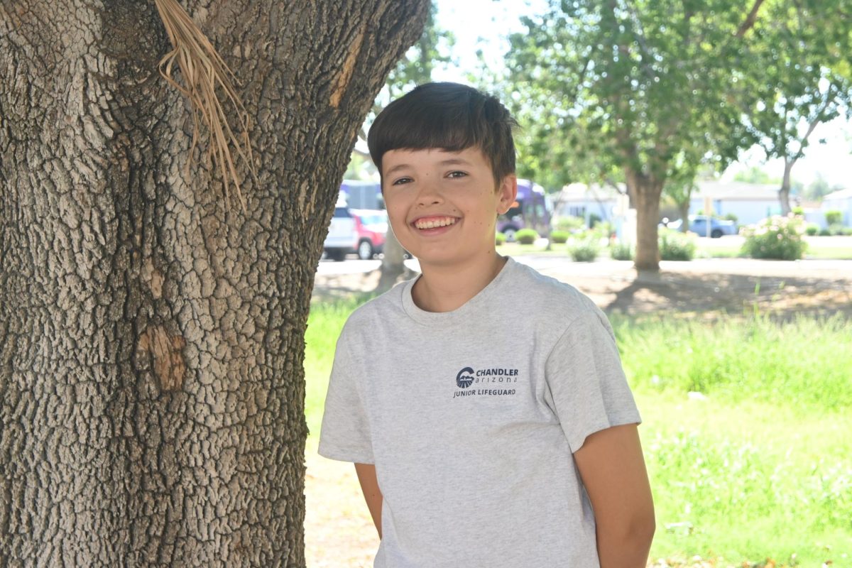 Luke Knipmeyer poses for a portrait at Chandler High School on Thursday, July 24, 2025.