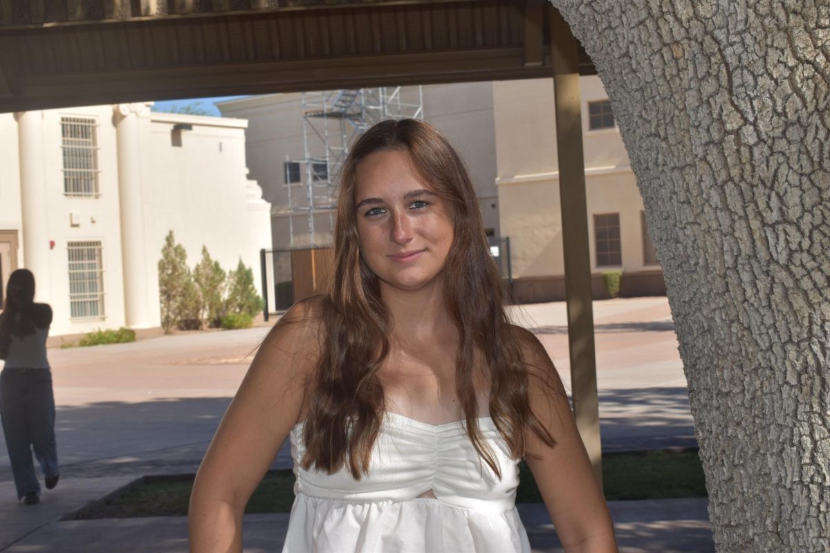 Kiley Jacobson poses for the camera at Chandler High School on July 24, 2025.