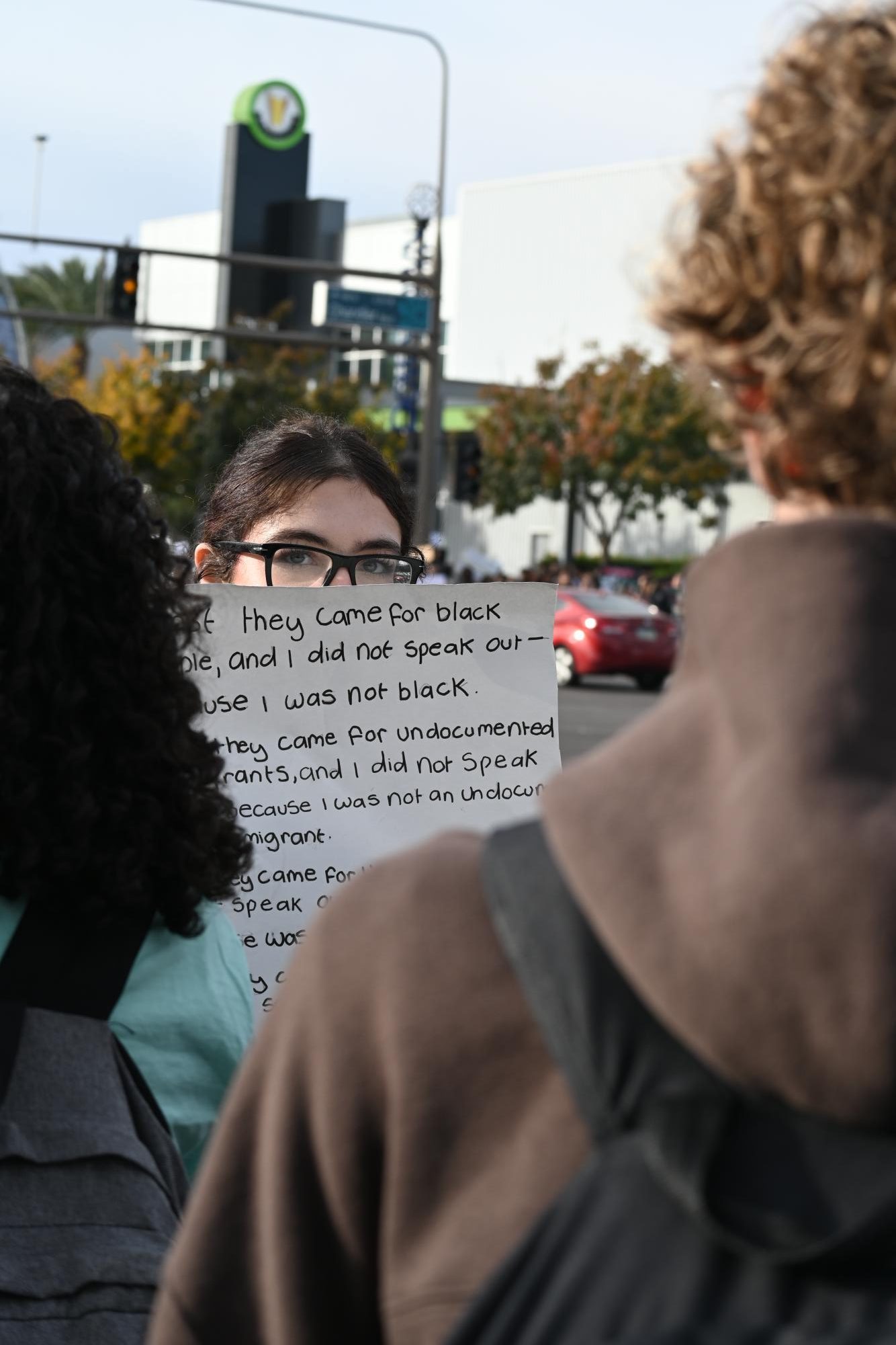 Photo Highlights: Students Organize a Walkout Protest Against Current ICE Policies