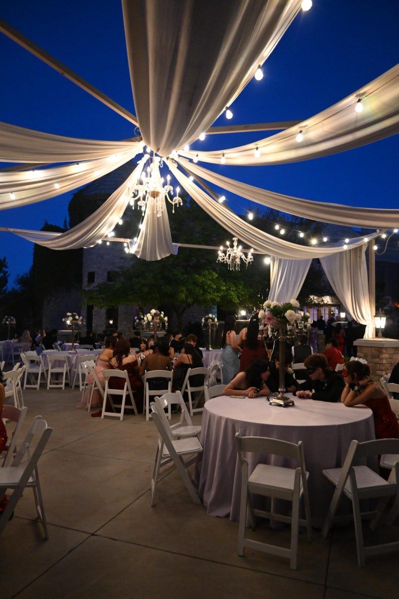 The outside of Ashley Castle where students enjoy snacks and conversation on April 18, 2026.