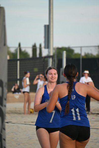 Navigation to Story: Photo Highlights: Girls Beach Volleyball faces off against Hamilton on March 30, 2026