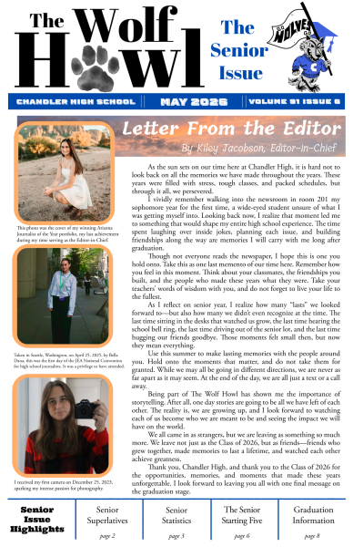 Navigation to Story: 2026 Senior Issue: Letter from the Editor